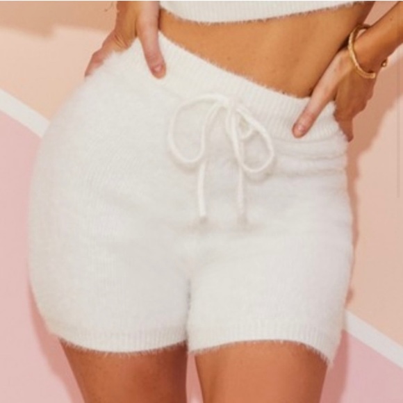 NWT Fuzzy Drawstring Comfy Shorts - Picture 3 of 9